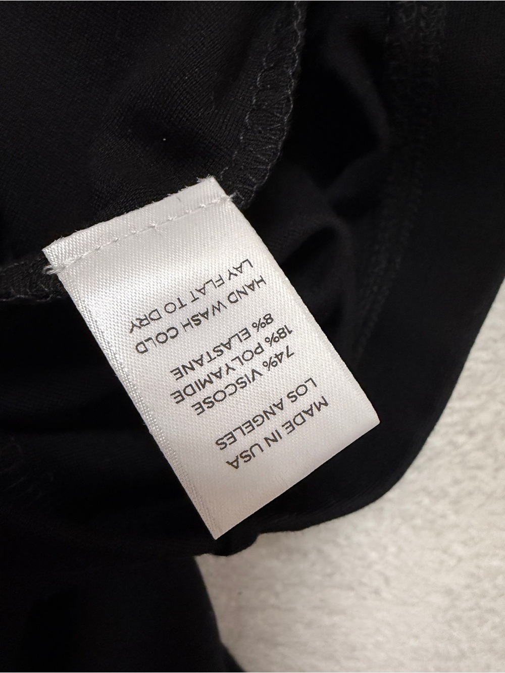 Leset sz M Rio Wide Leg Pants black hight waist - Picture 7 of 9